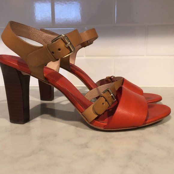 JOHNSTON & MURPHY BUCKLE ANKLE STRAP HEEL 9M - Picture 3 of 3